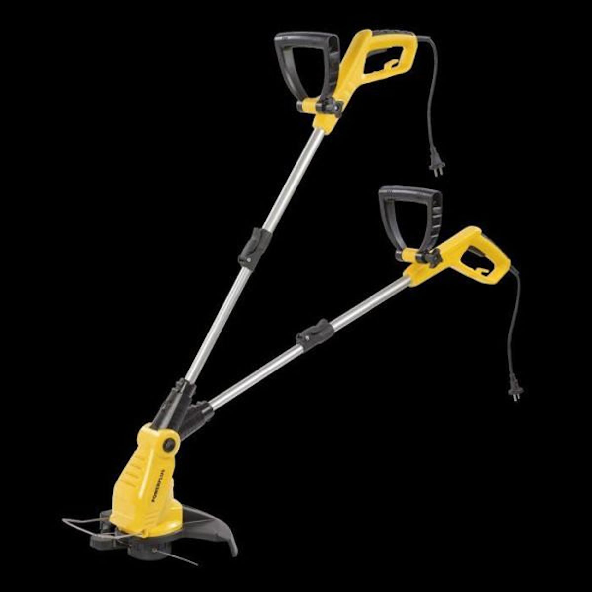 POWERPLUS Coupe-bordure - POWERPLUS - 450 W - Ø 300 mm - Tete inclinable - Perche télescopique