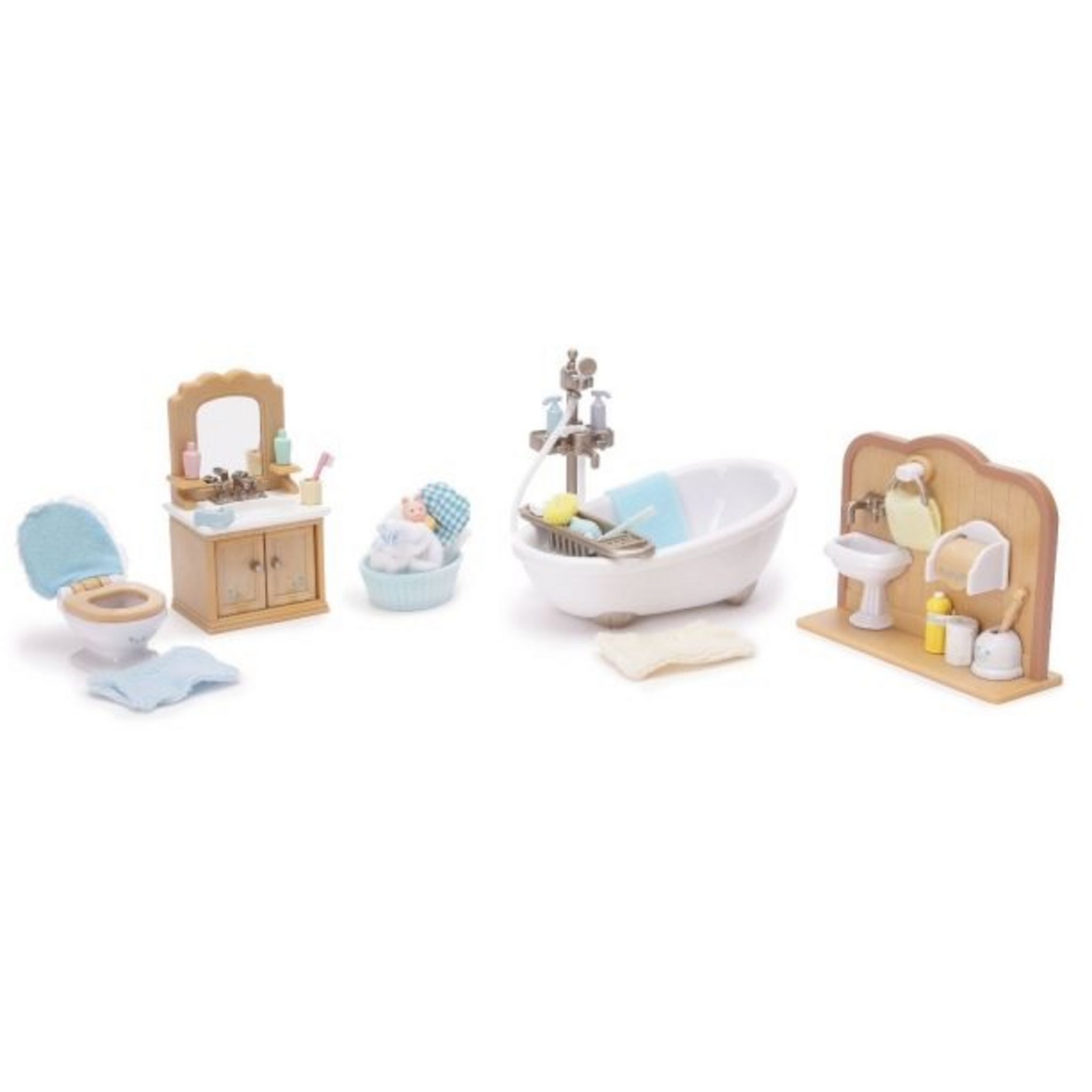 LE SET BAIGNOIRE Et Douche - SYLVANIAN FAMILIES - 5739 - Ensemble De