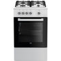 Voir la diapositive 1 : Beko Cuisinière gaz FSG52000DWC