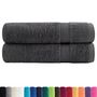 Voir la diapositive 2 : VIDAXL Serviettes de douche de qualité sup. SOLUND 2 pcs anthracite