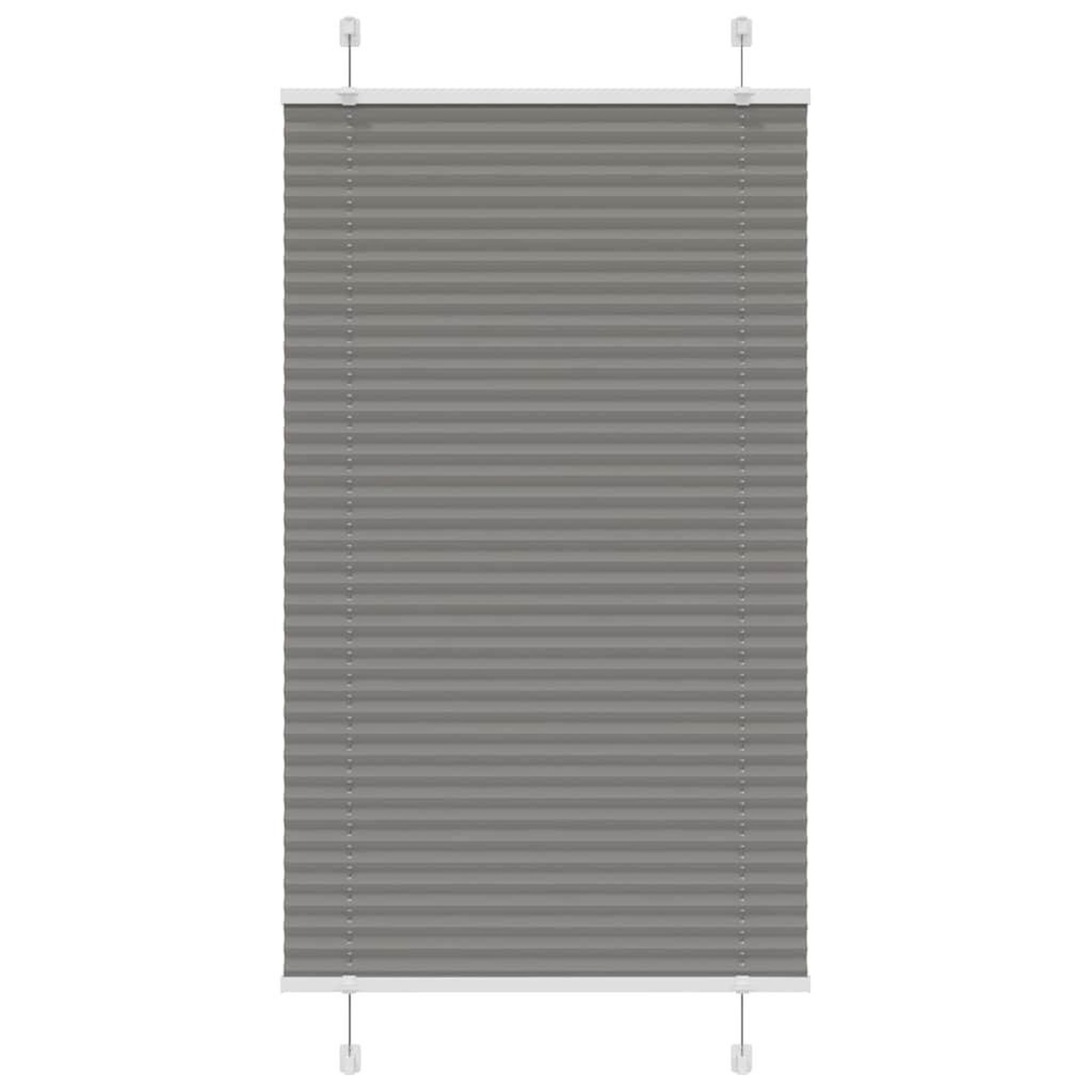Voir la diapositive 2 : VIDAXL Store plisse anthracite 70x100 cm largeur du tissu 69,4 cm