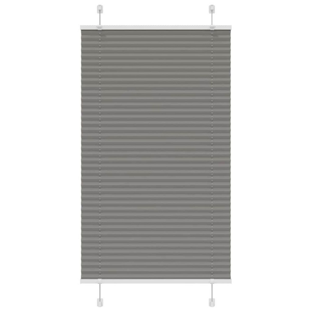 VIDAXL Store plisse anthracite 70x100 cm largeur du tissu 69,4 cm