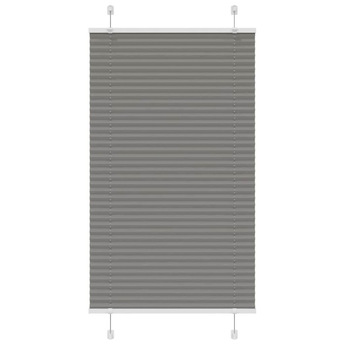 VIDAXL Store plisse anthracite 70x100 cm largeur du tissu 69,4 cm