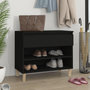 Voir la diapositive 1 : VIDAXL Armoire a chaussures Noir 70x36x60 cm Bois d'ingenierie