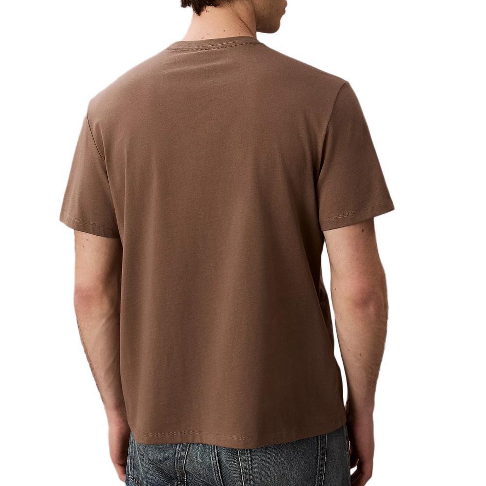 Voir la diapositive 2 : CALVIN KLEIN JEANS T-Shirt Marron Homme Calvin Klein Jeans Hero