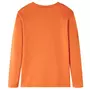 VIDAXL T-shirt enfants manches longues orange fonce 140