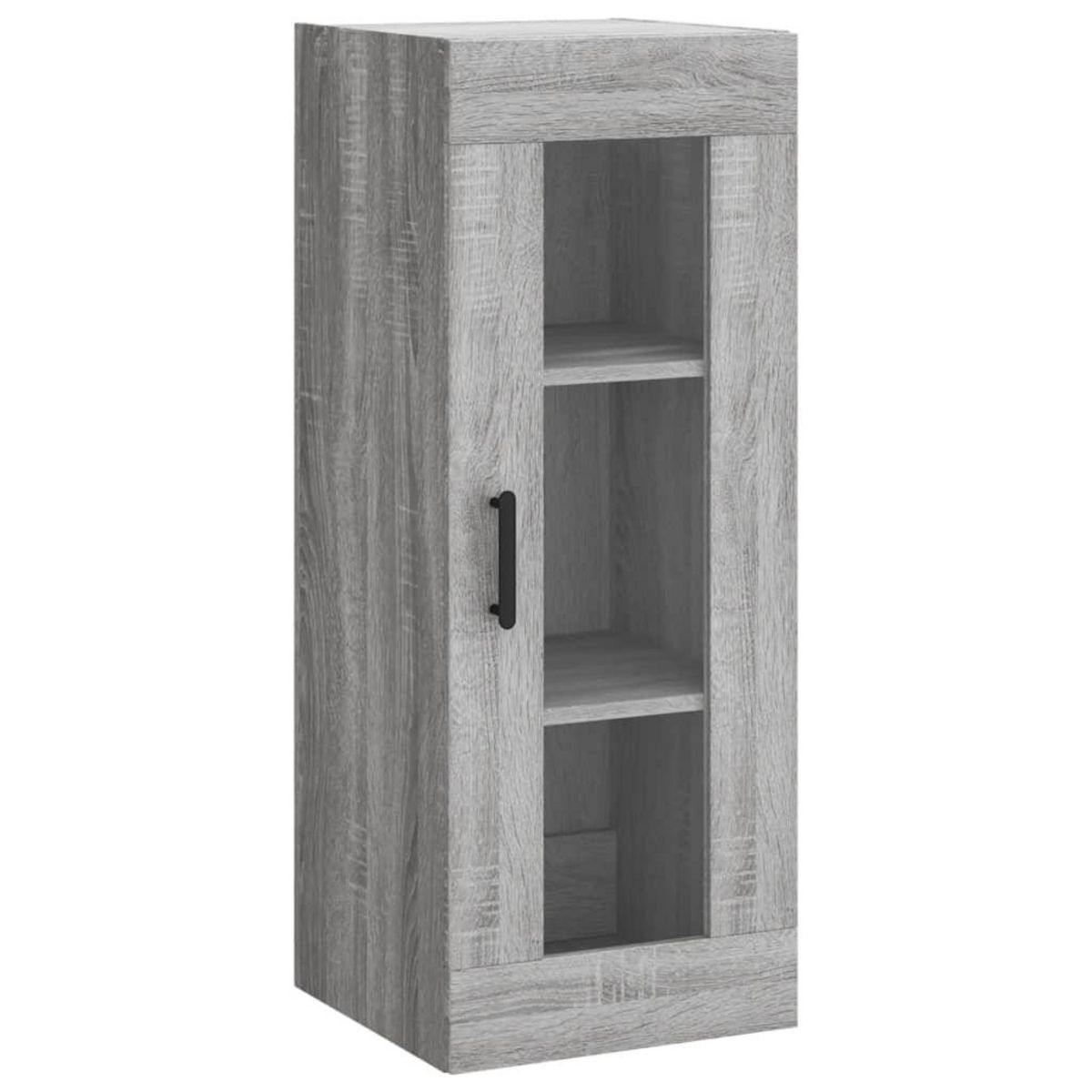 VIDAXL Armoire murale sonoma gris 34,5x34x90 cm