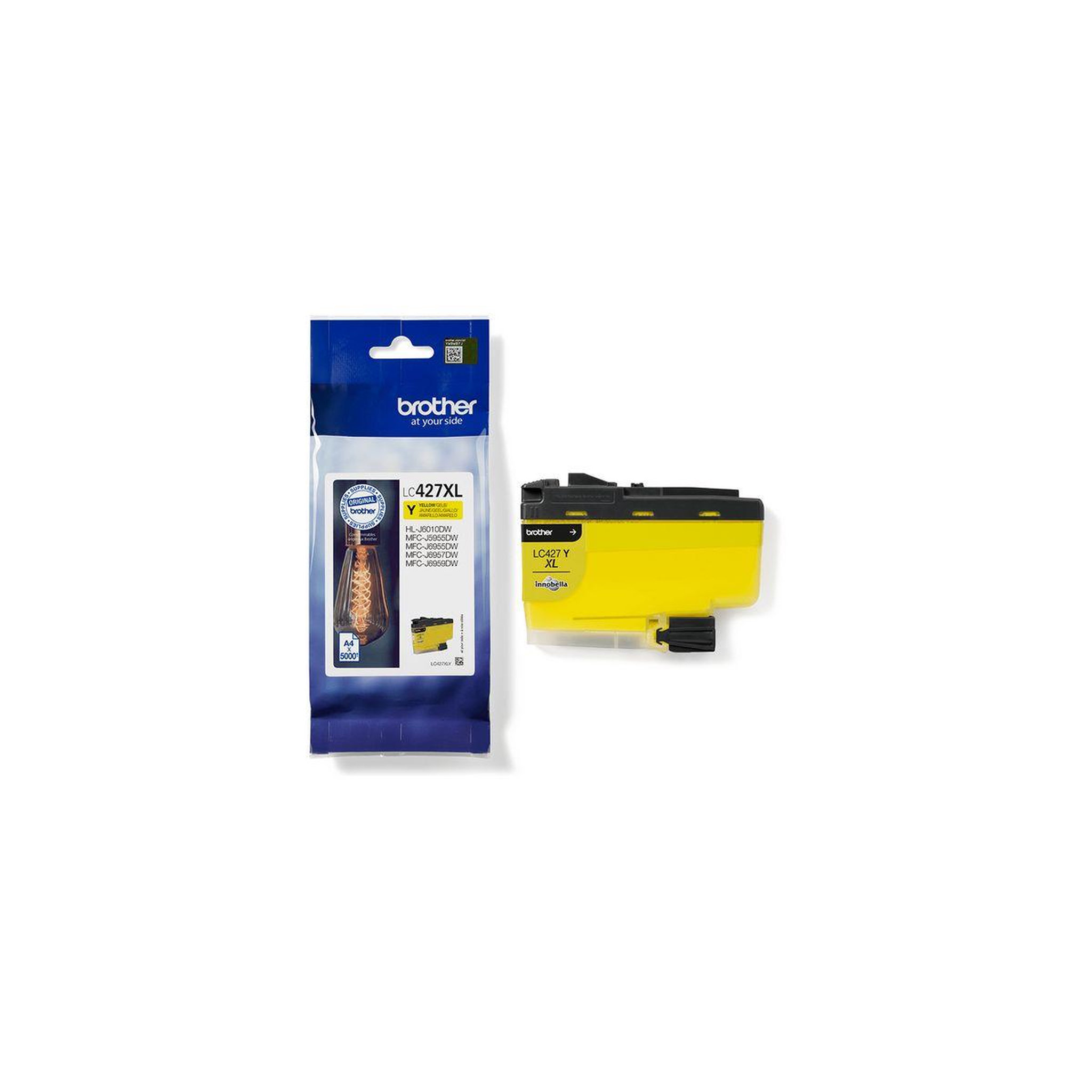 Voir la diapositive 2 : Brother Cartouche d'encre Originale LC427 XL Jaune (Yellow) Haute Capacité - LC427XLY