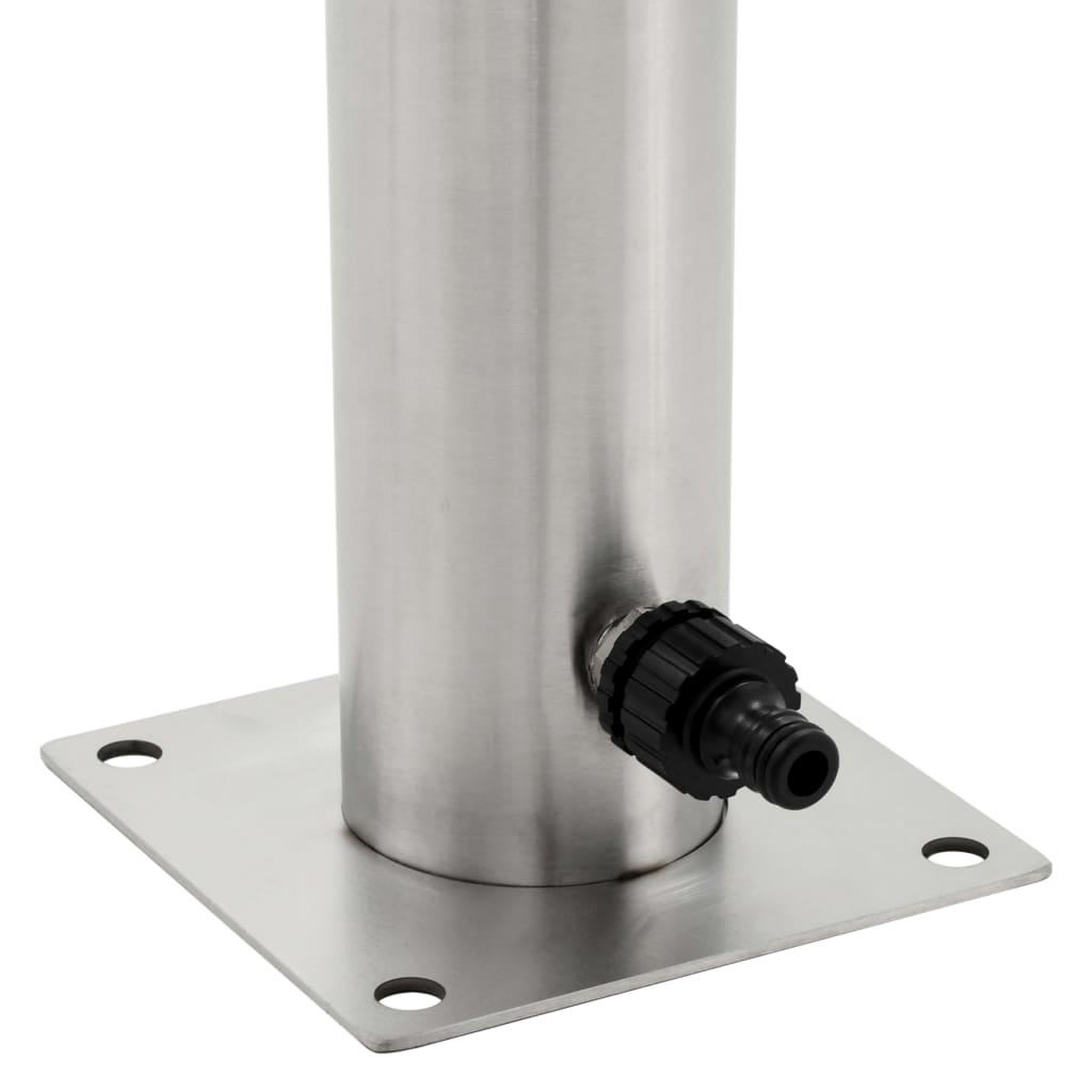 Voir la diapositive 5 : VIDAXL Colonne a eau de jardin ronde Acier inoxydable 95 cm
