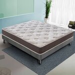 ILOVESLEEP Matelas Mousse CHIETI  - Epaisseur 16 Cm - Fermeté H4. Coloris disponibles : Blanc