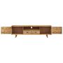 Voir la diapositive 4 : VIDAXL Meuble TV 140x30x40 cm Bois de manguier massif