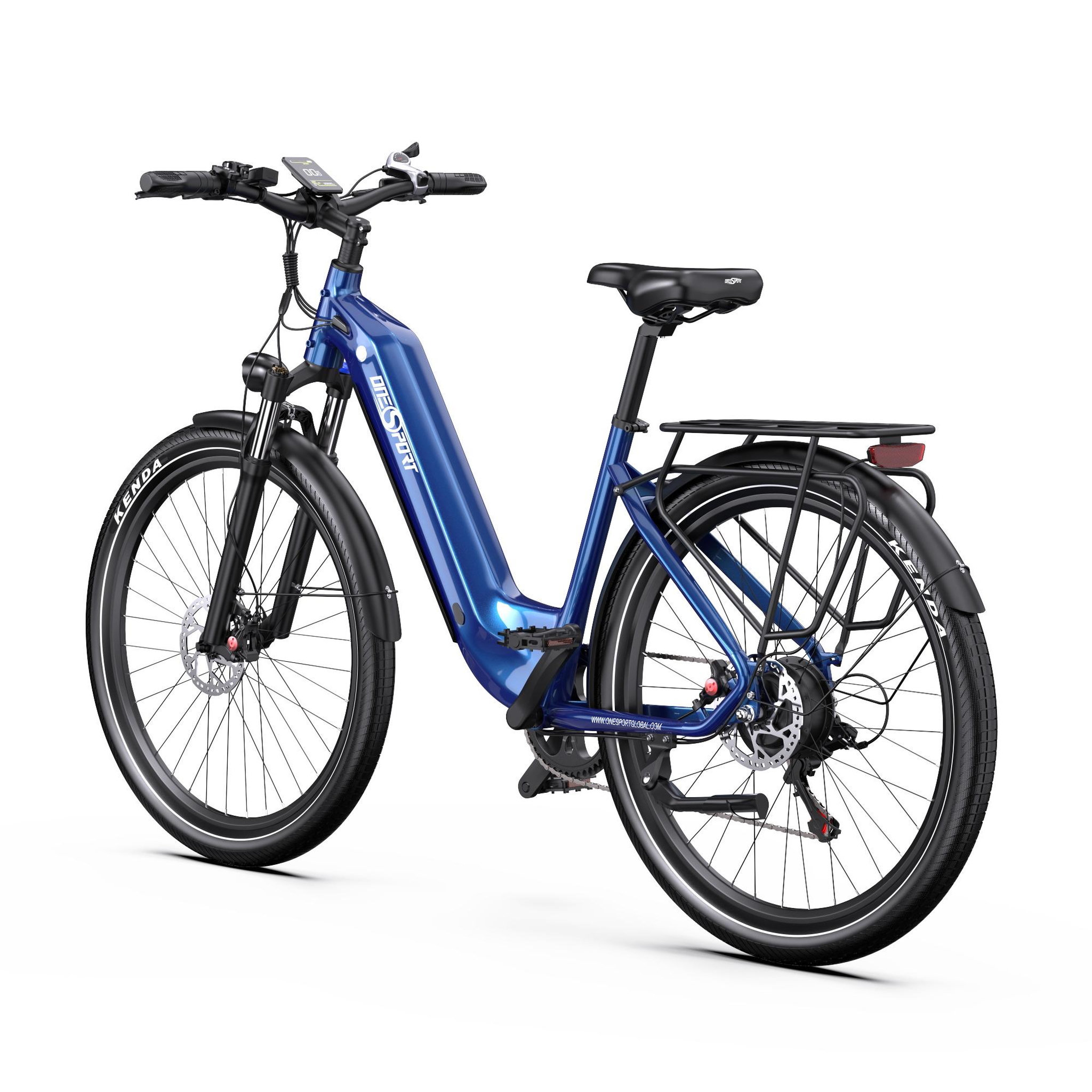 Voir la diapositive 2 : ONESPORT Vélo électrique urbain OneSport OT05 27,5