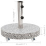Voir la diapositive 6 : VIDAXL Socle de parasol Granite 30 kg Rond Gris
