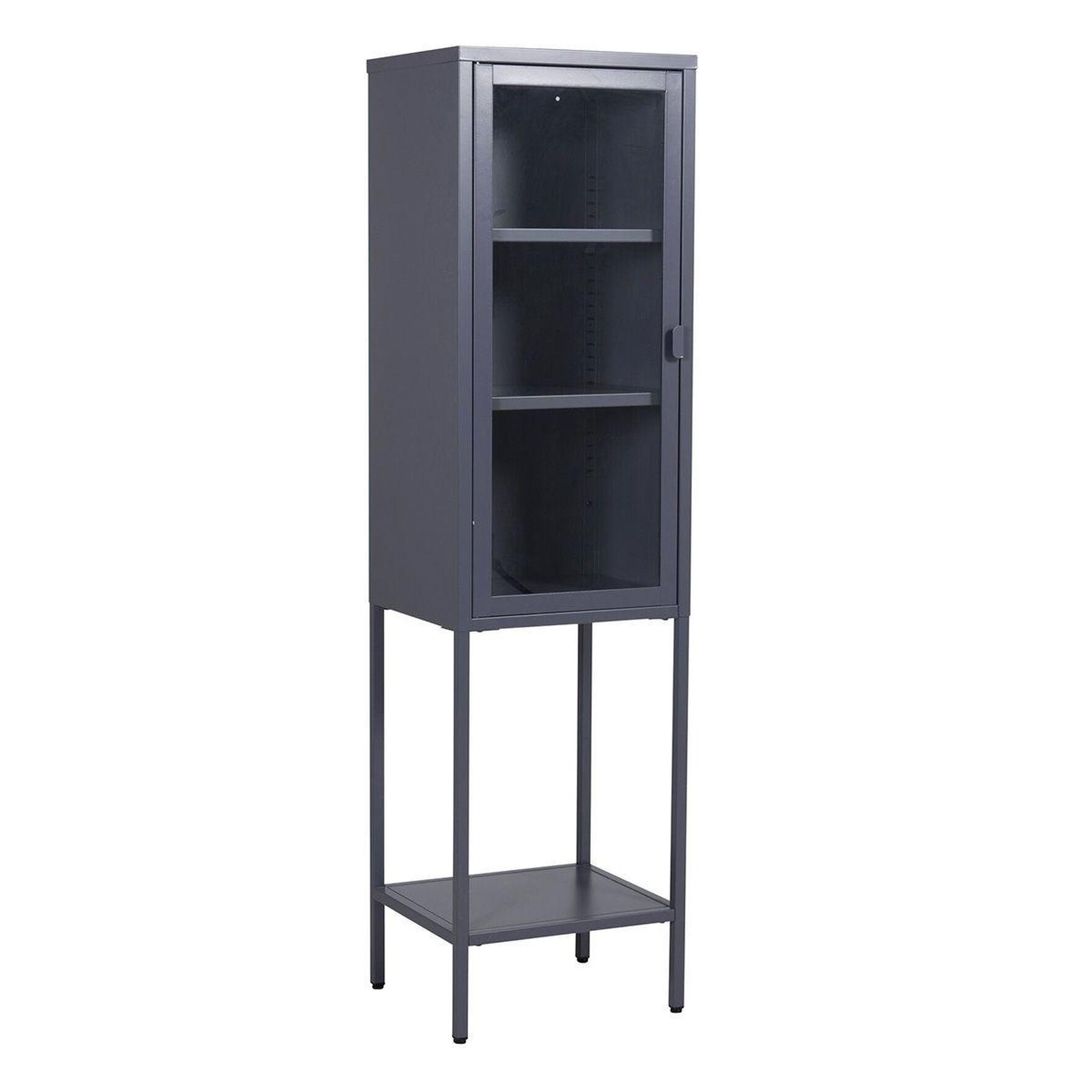 Paris Prix Vitrine avec porte en verre  misha  150cm gris