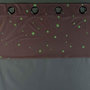 Voir la diapositive 6 : Paris Prix Rideau Voilage Phosphorescent  Moonlight  140x280cm Rose