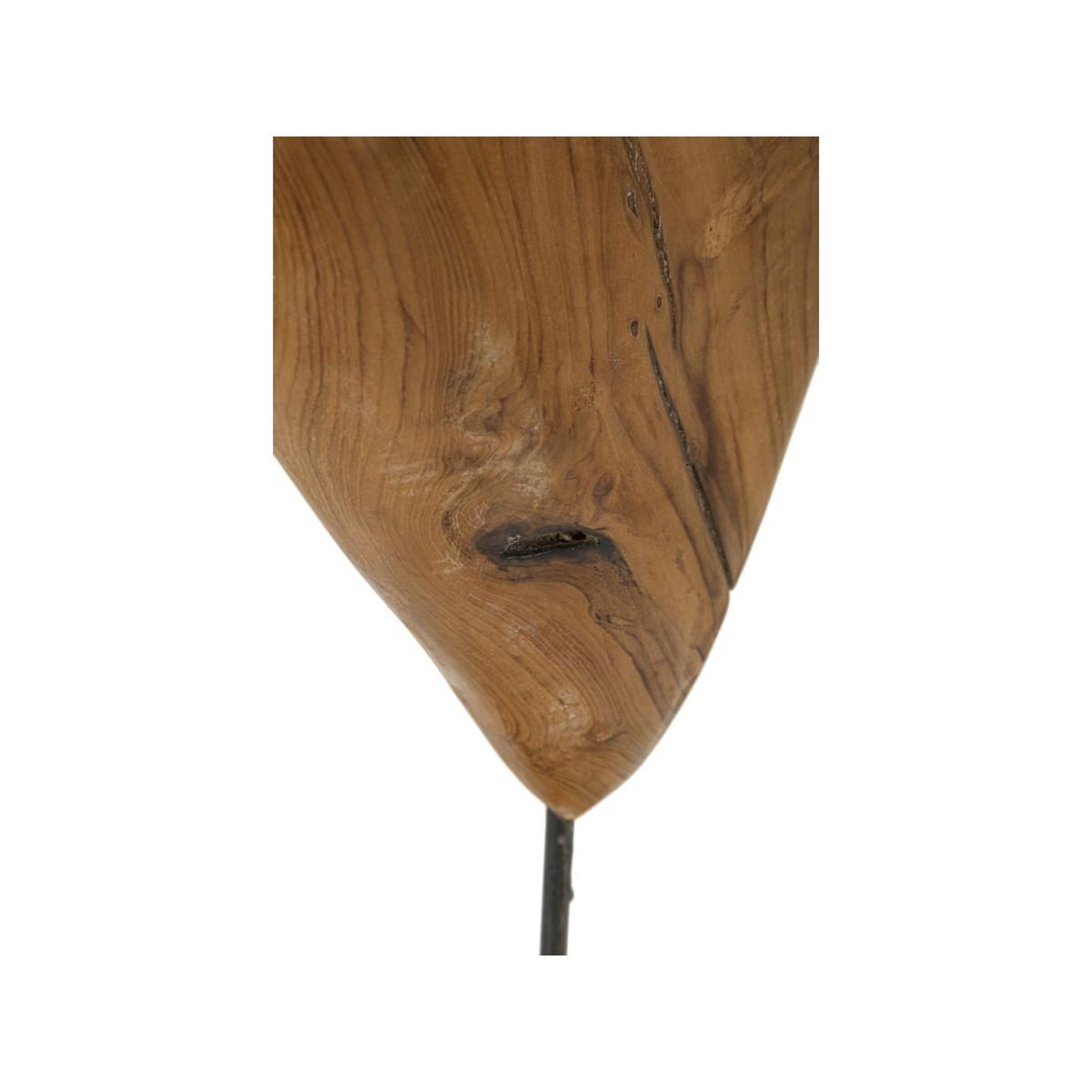 Voir la diapositive 6 : Paris Prix Objet déco en teck  cœur  45cm naturel