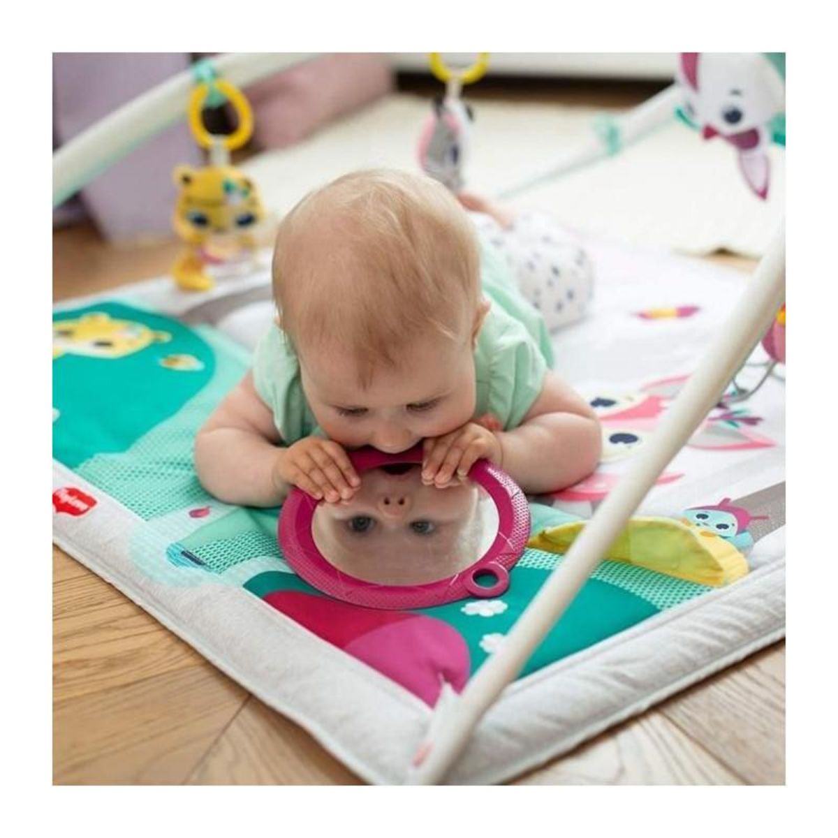 TINY LOVE TINY LOVE Tapis d'éveil bébé Fille Musical, Des la naissance, Collection Princesse, 88 x 78 cm