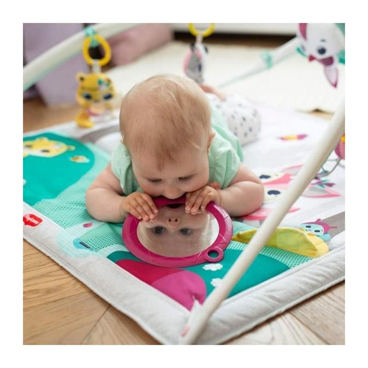 TINY LOVE TINY LOVE Tapis d'éveil bébé Fille Musical, Des la naissance, Collection Princesse, 88 x 78 cm