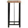 Voir la diapositive 3 : VIDAXL Table de bar 55x55x107 cm bois massif de recuperation et fer