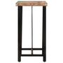 Voir la diapositive 3 : VIDAXL Table de bar 55x55x107 cm bois massif de recuperation et fer