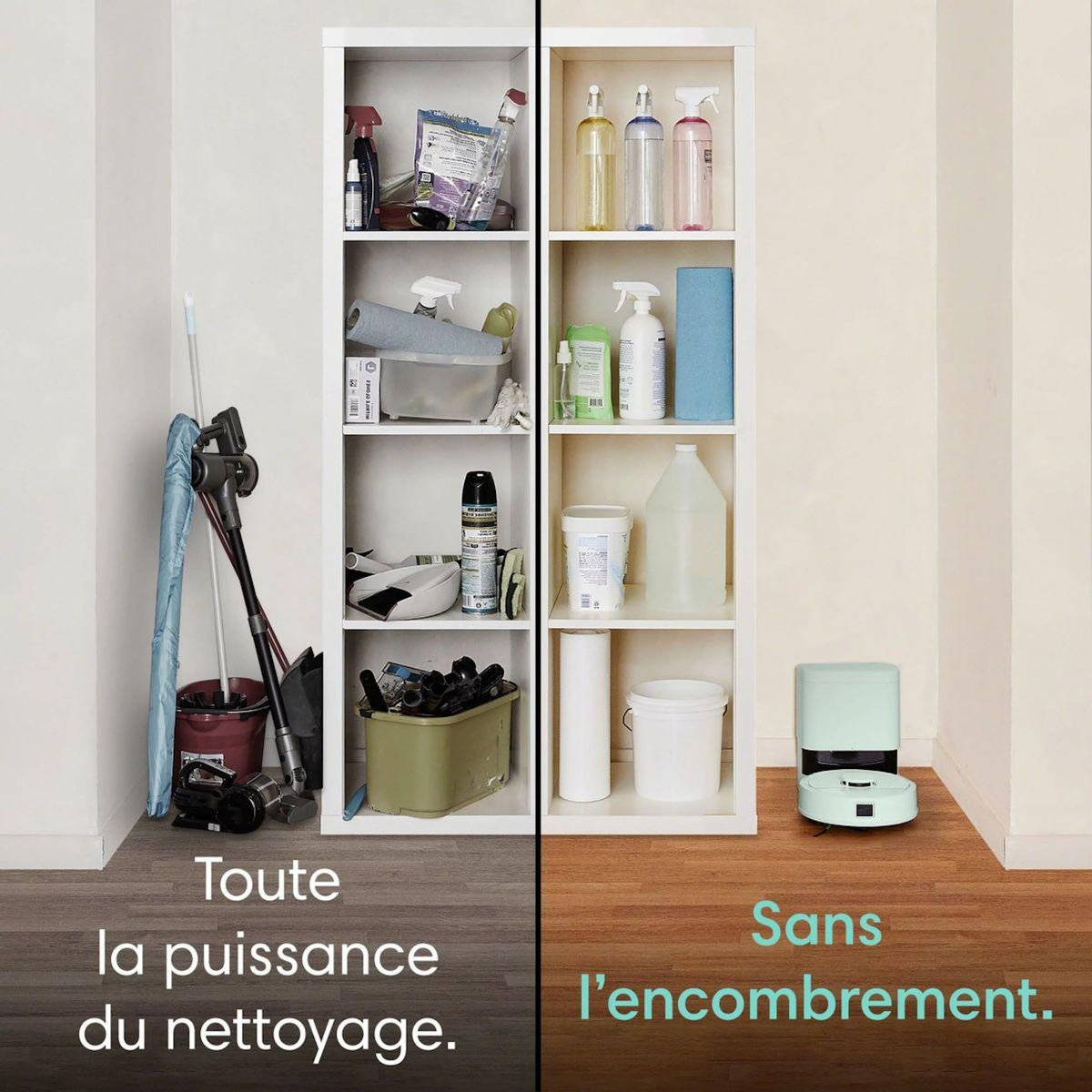 IROBOT Robot Aspirateur Laveur Roomba Mini Mint F155440