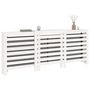 Voir la diapositive 4 : VIDAXL Cache-radiateur Blanc 210x21x85 cm Bois massif de pin