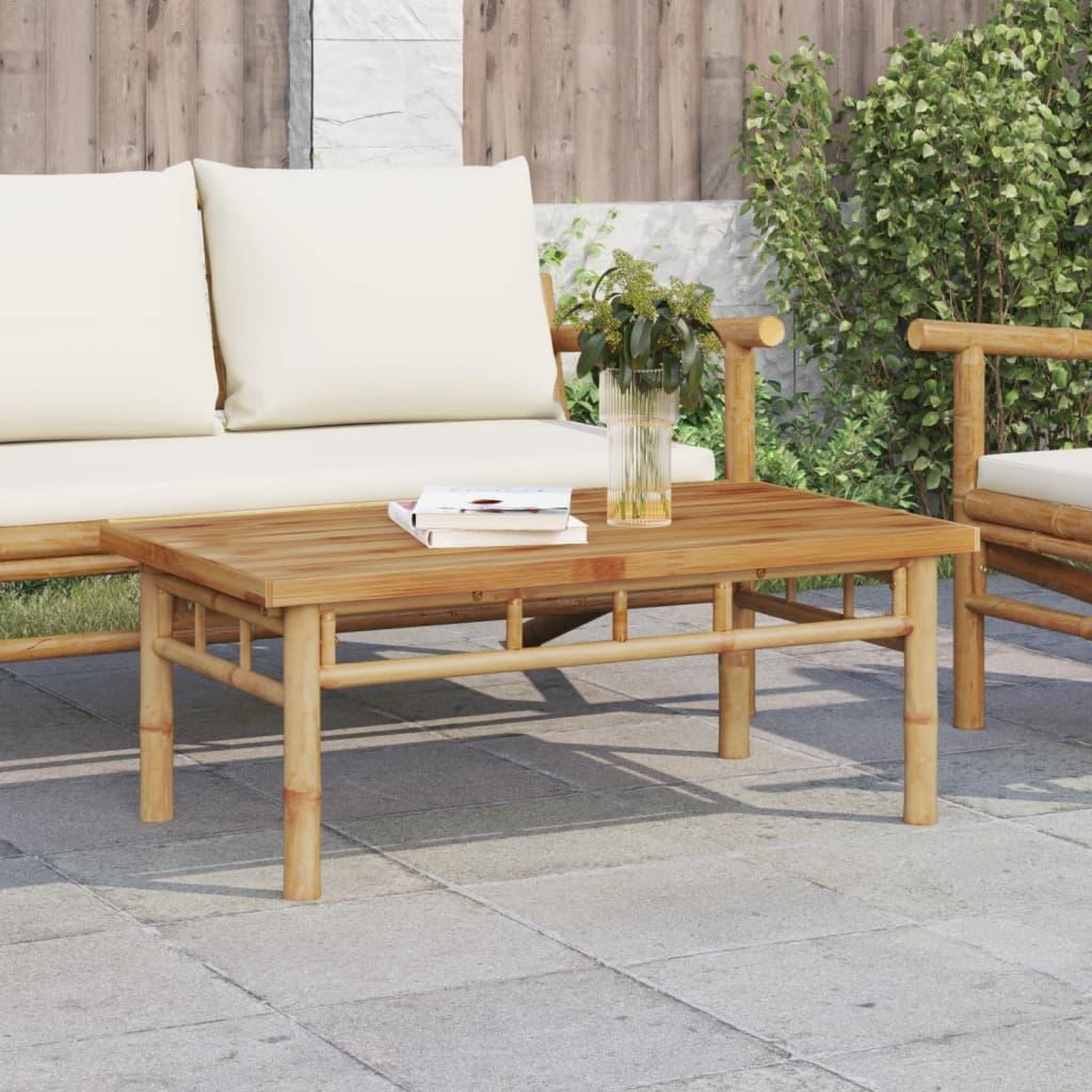 VIDAXL Table basse 90x50x35 cm bambou