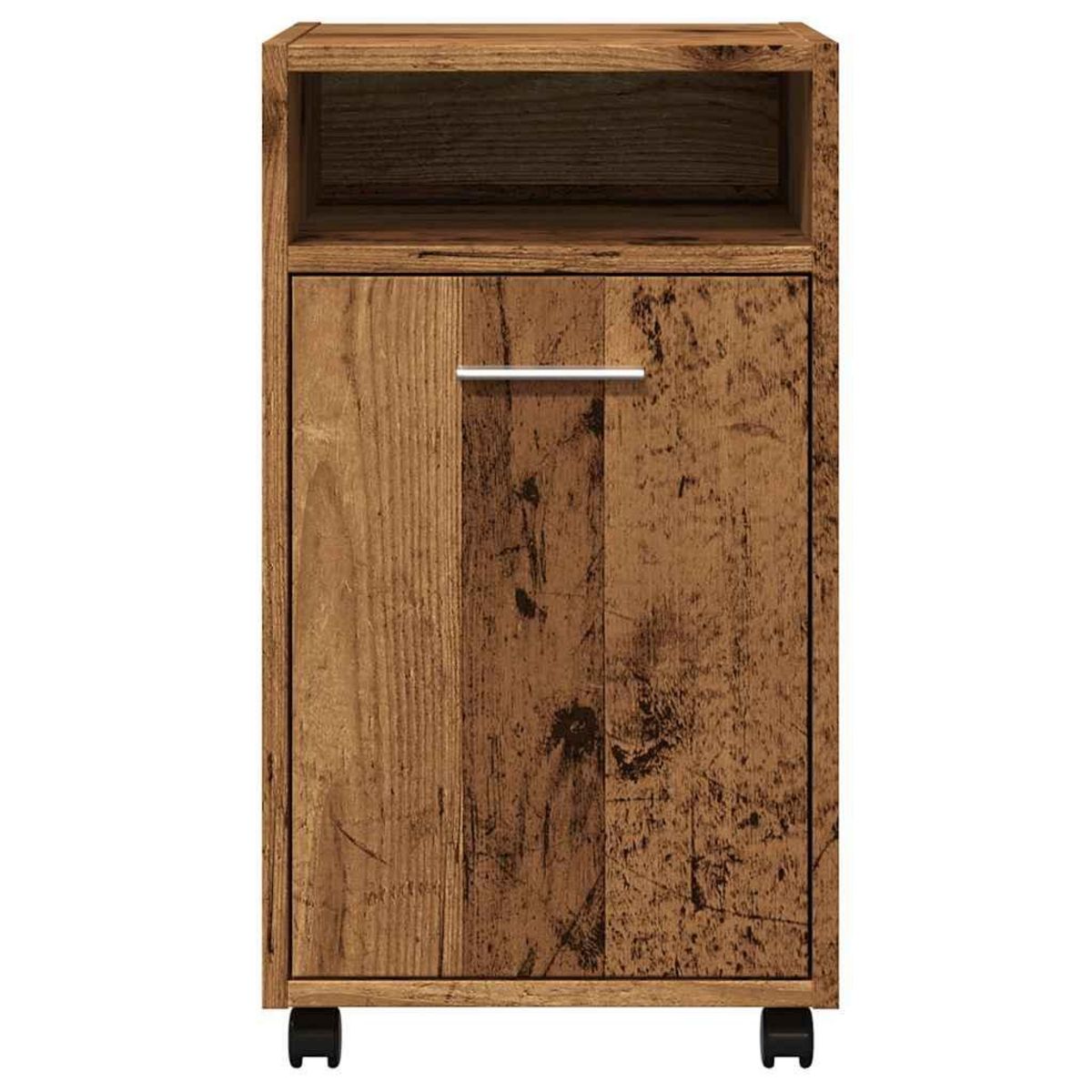 VIDAXL Armoire avec roues vieux bois 33x38x60 cm bois d'ingenierie