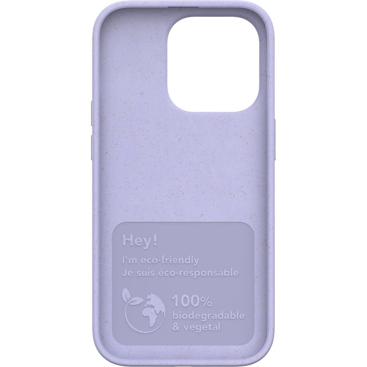 JUST GREEN Coque iPhone 14 Pro Bio Lavande
