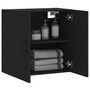 Voir la diapositive 4 : VIDAXL Armoire murale noir 60x31x60 cm bois d'ingenierie