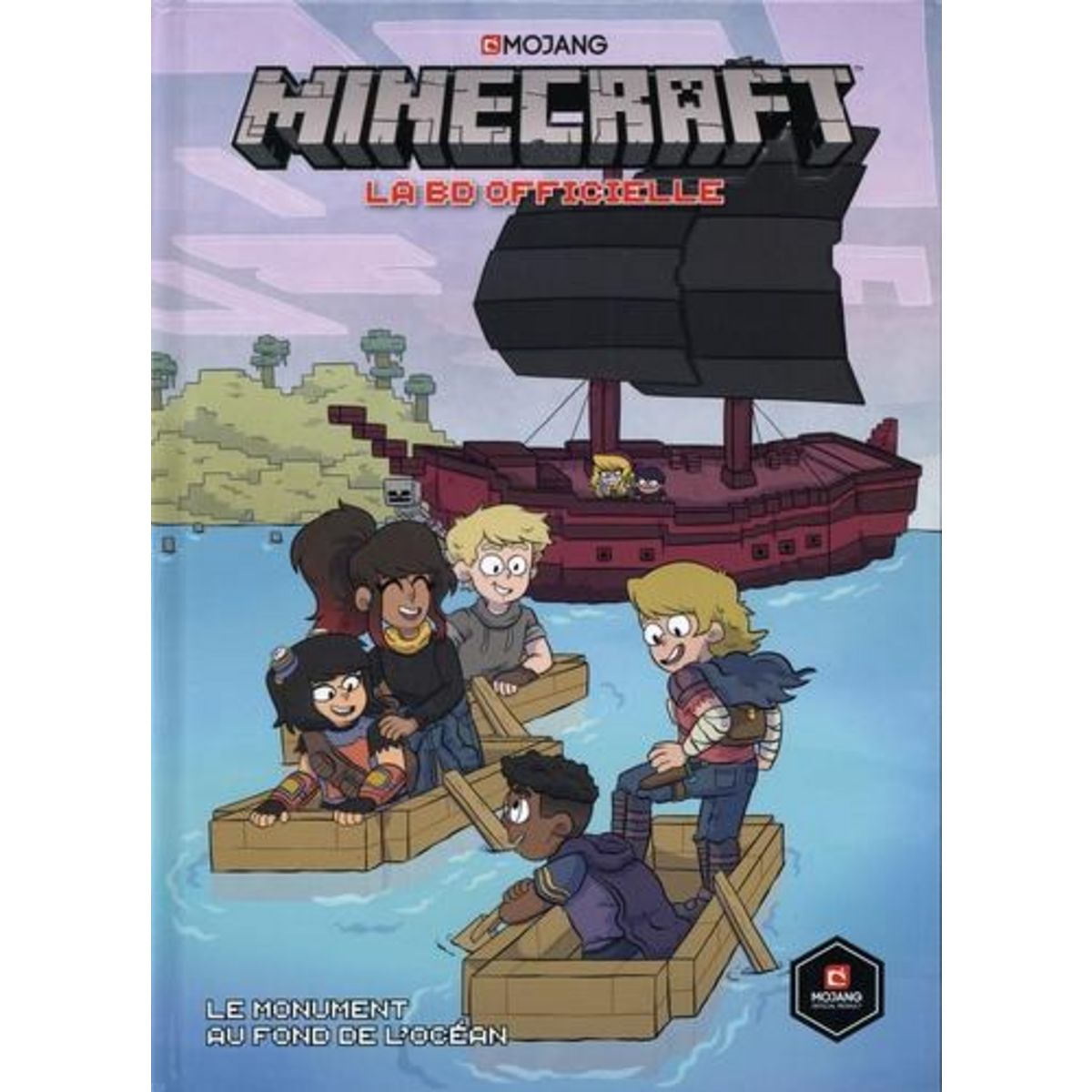 MINECRAFT - LA BD OFFICIELLE TOME 2 : LE MONUMENT AU FOND DE L'OCEAN. AVEC UNE CARTE EXCLUSIVE OFFERTE, R. Monster Sfé