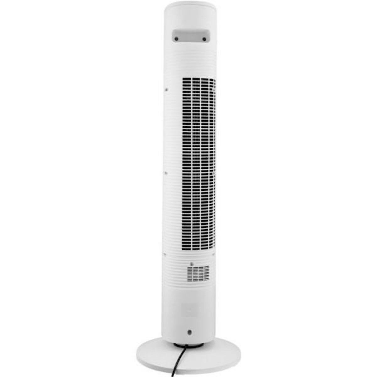 OCEANIC Ventilateur colonne OCEANIC - 45W - Hauteur 101 cm - 3 modes - 3 vitesses - Oscillation 90° - Blanc