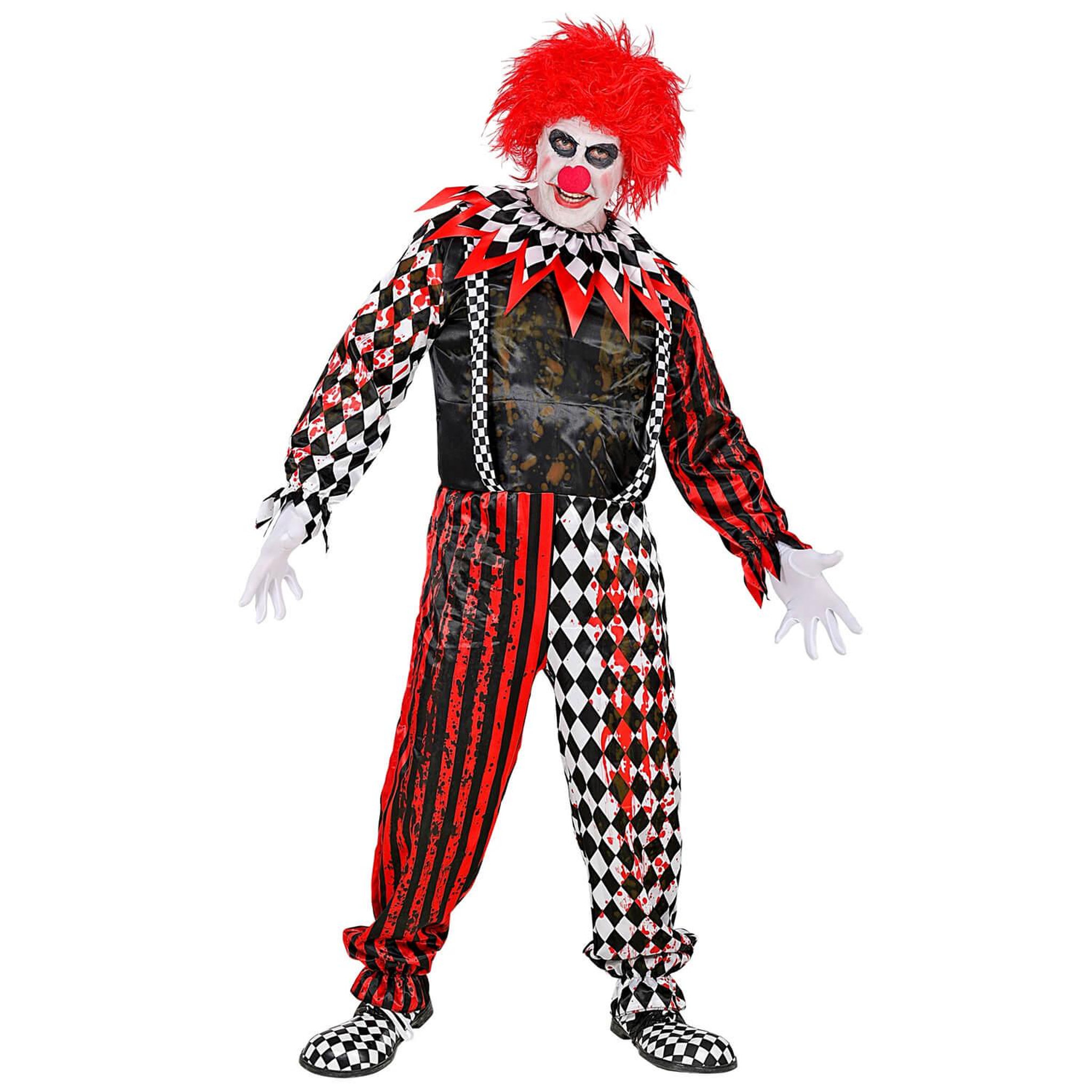 Voir la diapositive 2 : WIDMANN Déguisement clown de l'horreur - Adulte - M