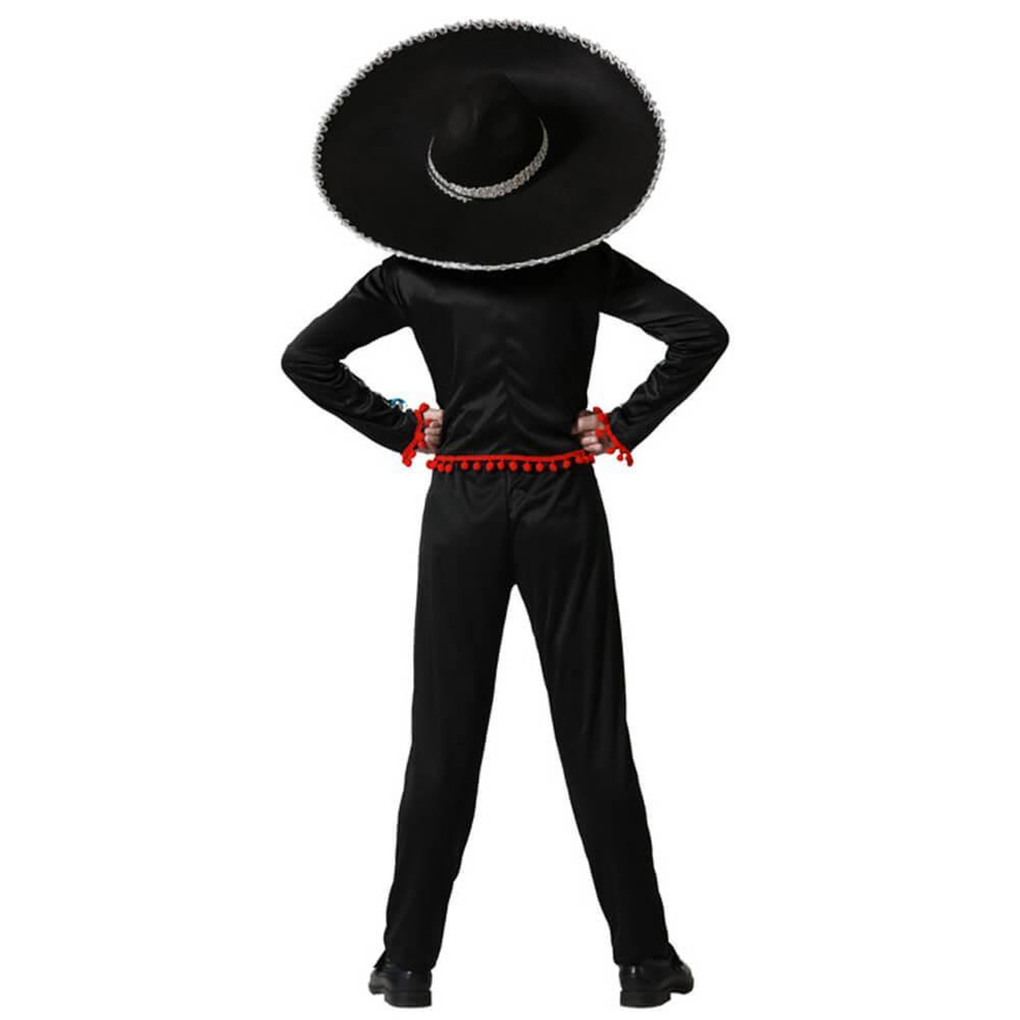 Voir la diapositive 3 : ATOSA Déguisement squelette mariachi mexicain  - Garçon - 7/9 ans (122 à 134 cm)