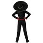 Voir la diapositive 3 : ATOSA Déguisement squelette mariachi mexicain  - Garçon - 7/9 ans (122 à 134 cm)