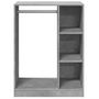 Voir la diapositive 5 : VIDAXL Garde robe gris béton 77x48x102 cm bois d ingénierie