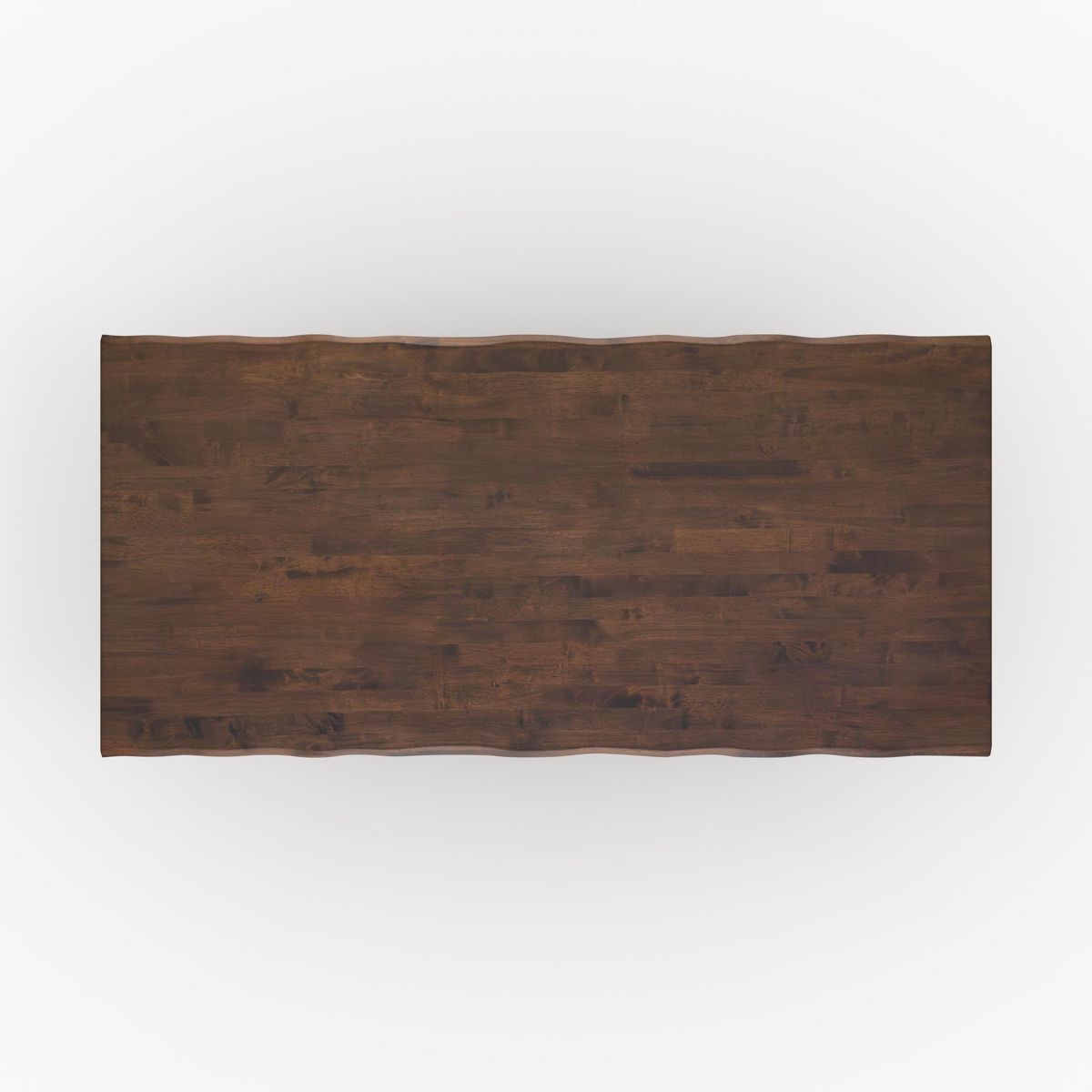 Rendez vous déco Table rectangulaire en bois d'hévéa massif foncé 8 personnes - Robin