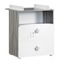 Voir la diapositive 1 : BABY PRICE Commode à langer 2 tiroirs + 1 grande niche NEW NAO