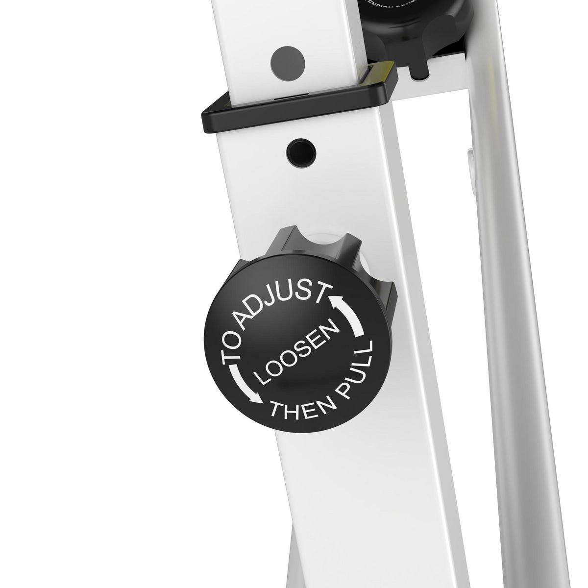 HOMCOM Vélo d'appartement pliable 8 niveaux de résistance magnétique selle réglable dossier écran LCD multifonction capteur fréquence cardiaque