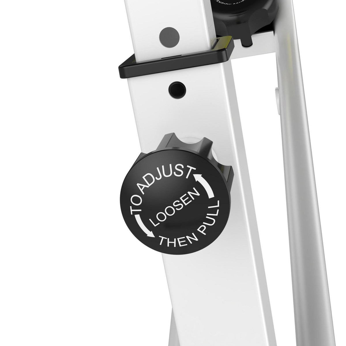 HOMCOM Vélo d'appartement pliable 8 niveaux de résistance magnétique selle réglable dossier écran LCD multifonction capteur fréquence cardiaque