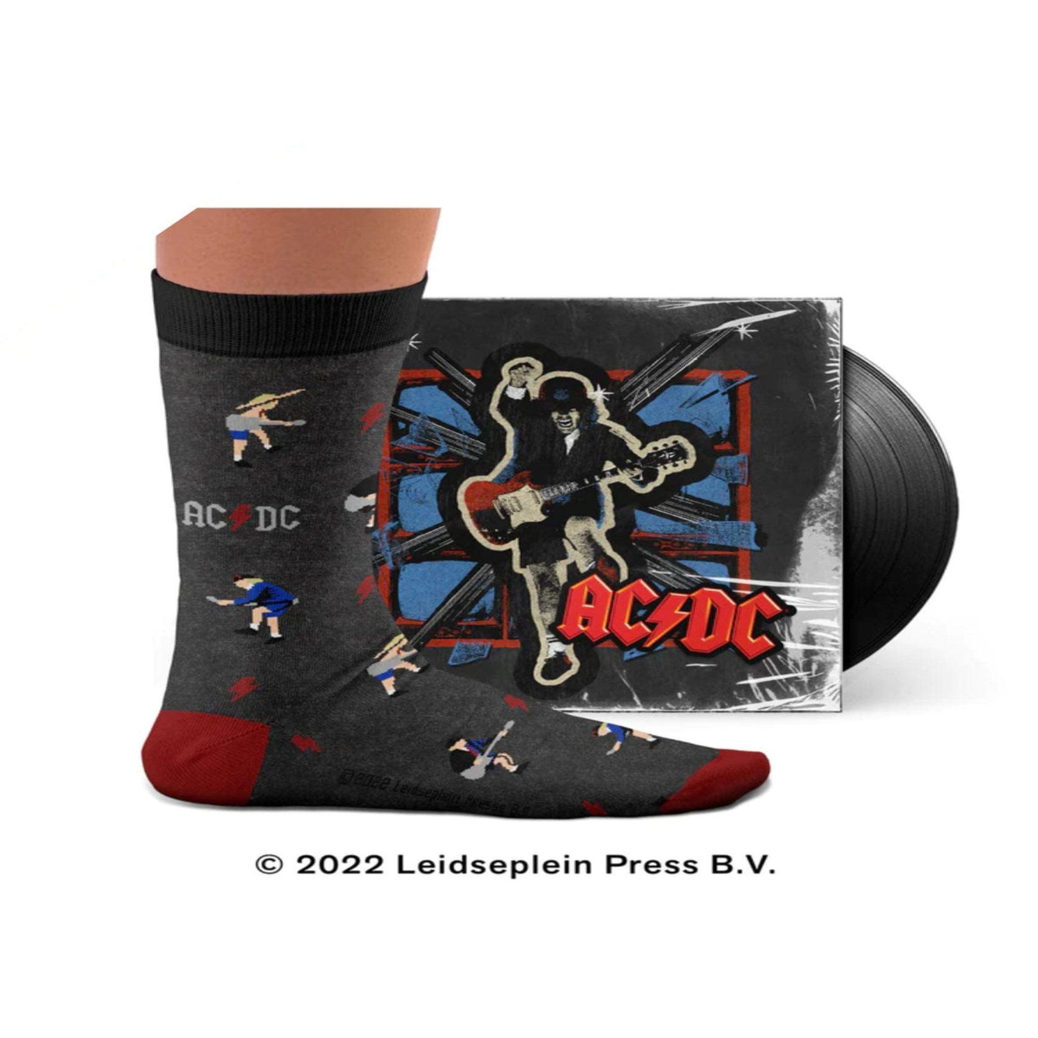 Voir la diapositive 2 : SOCK AFFAIRS Chaussettes ac/dc, angus young