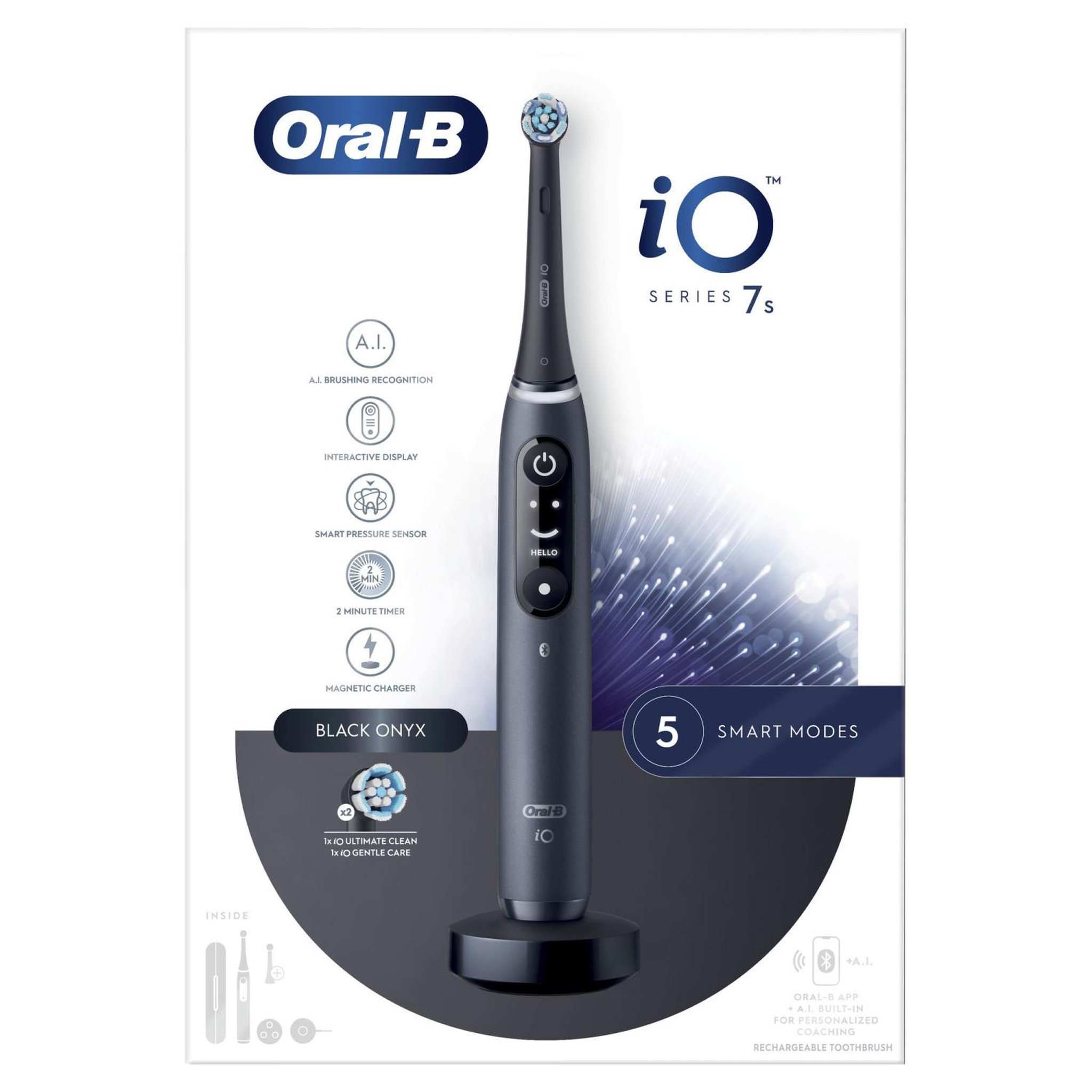 ORAL B Oral-b io 7s adulte brosse à dents oscillante noir