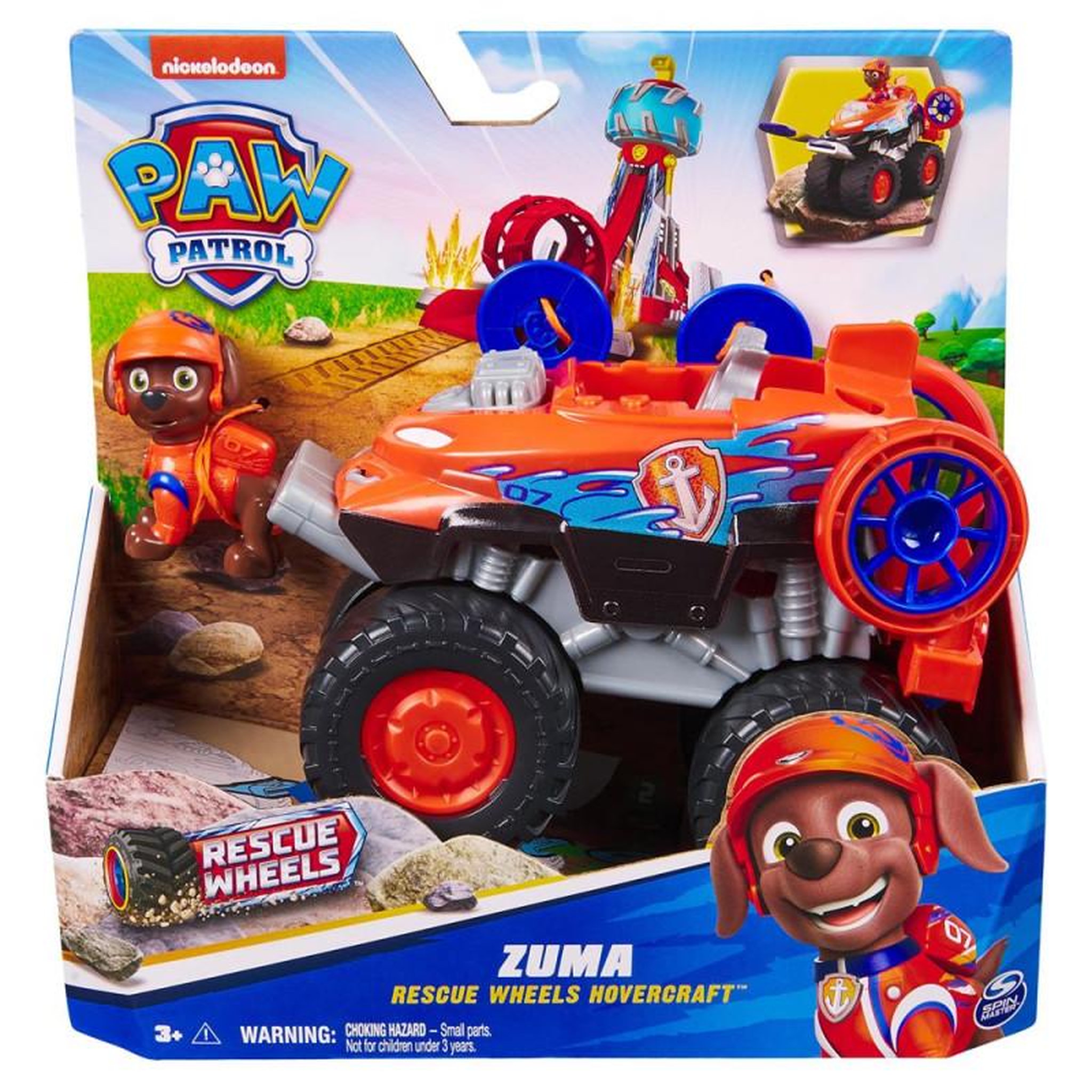 PAW PATROL Véhicule et Figurine Paw Patrol Pat'Patrouille Rescue Wheels Zuma
