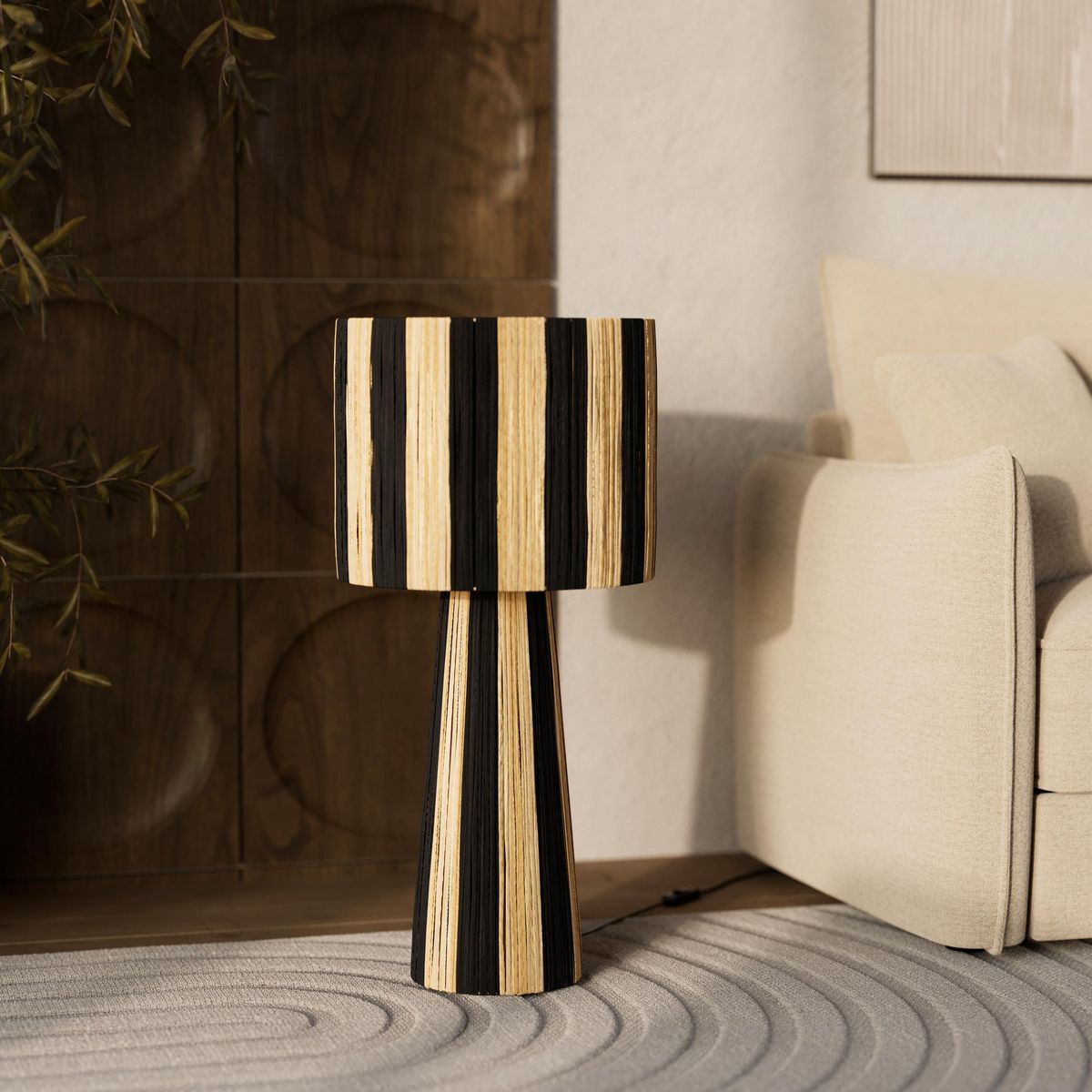 Rendez vous déco Grande lampe en feuille de palmier - Soléa