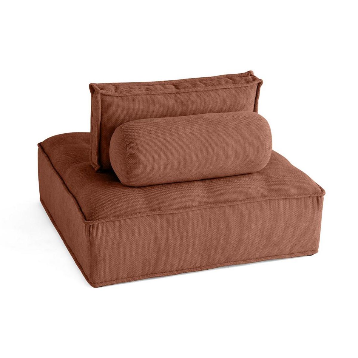 LISA DESIGN Marisol - module d'assise - velours texturé