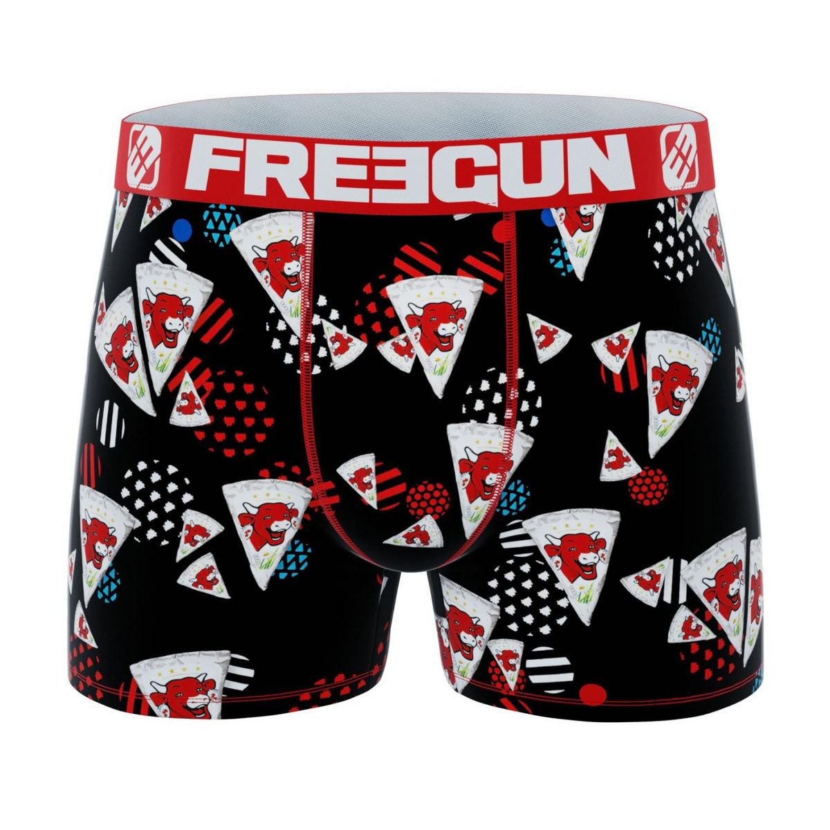 FREEGUN Lot de 5 boxers homme La vache qui rit