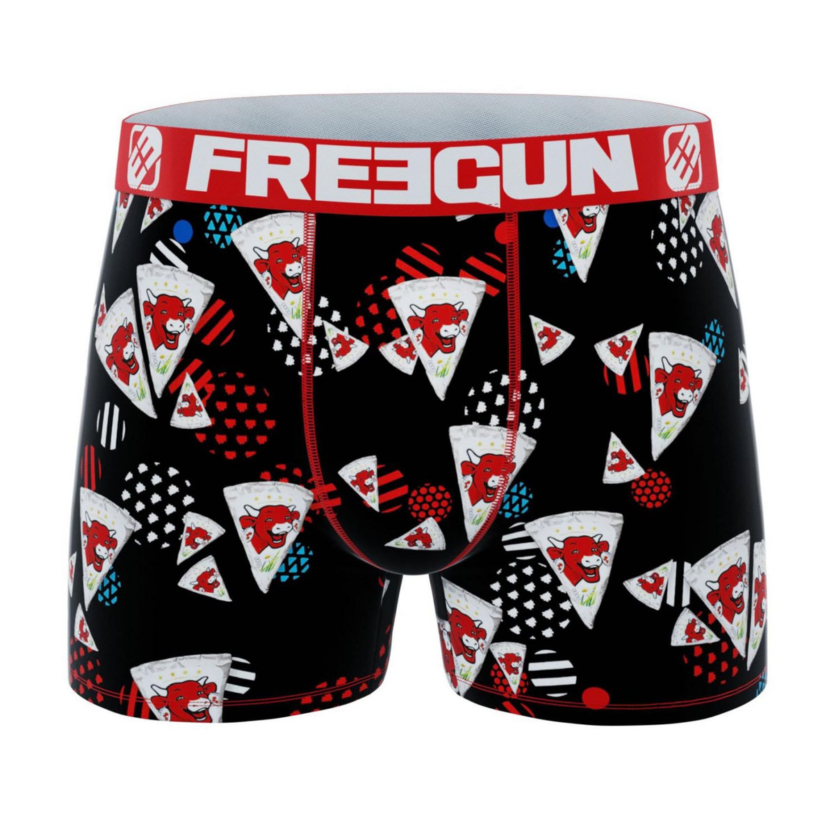 FREEGUN Lot de 5 boxers homme La vache qui rit