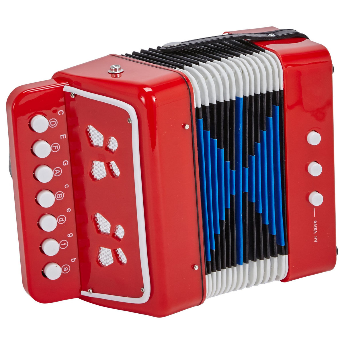 One Two Fun Accordéon rouge