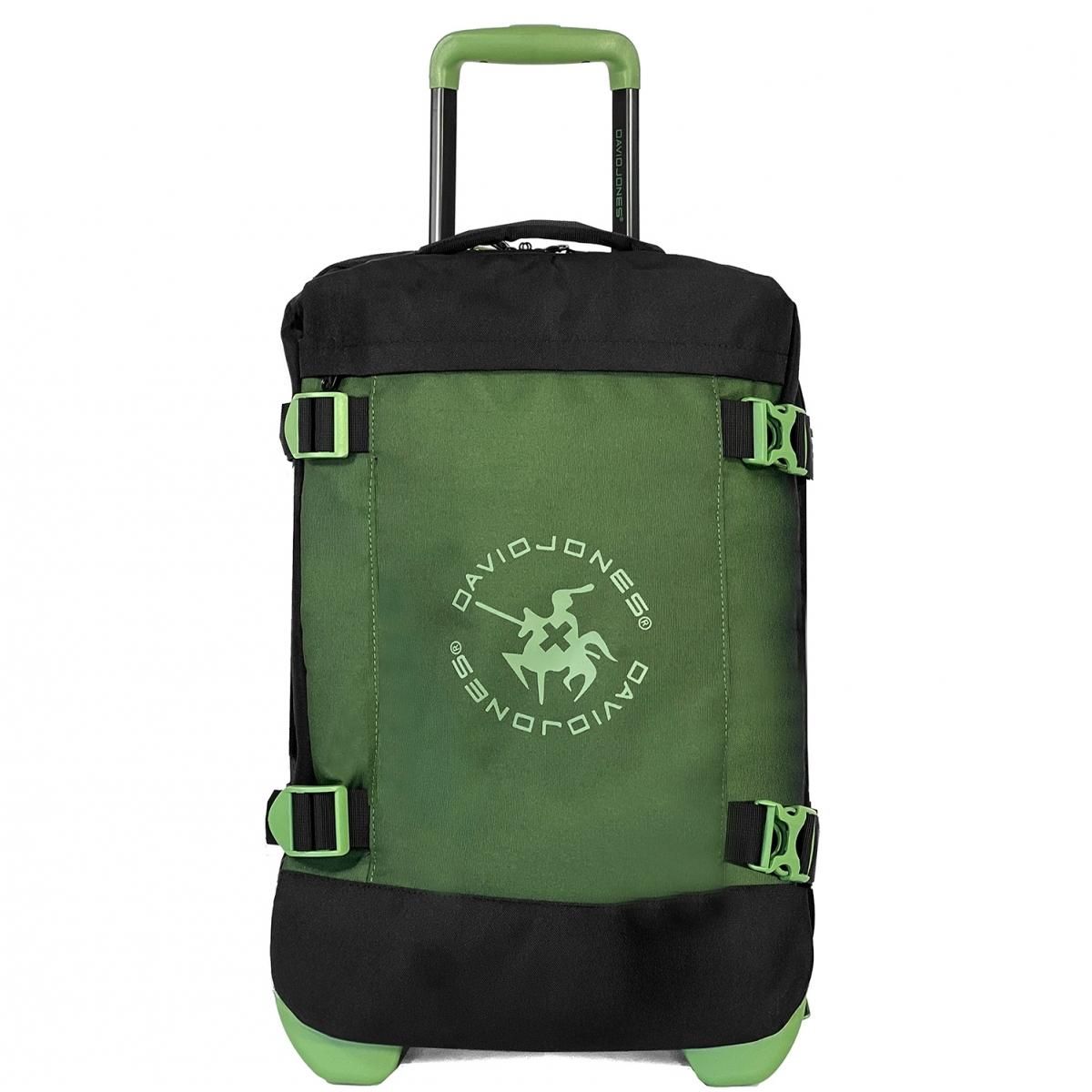 David Jones Sac de voyage cabine à roulettes 35L double compartiment 55cm