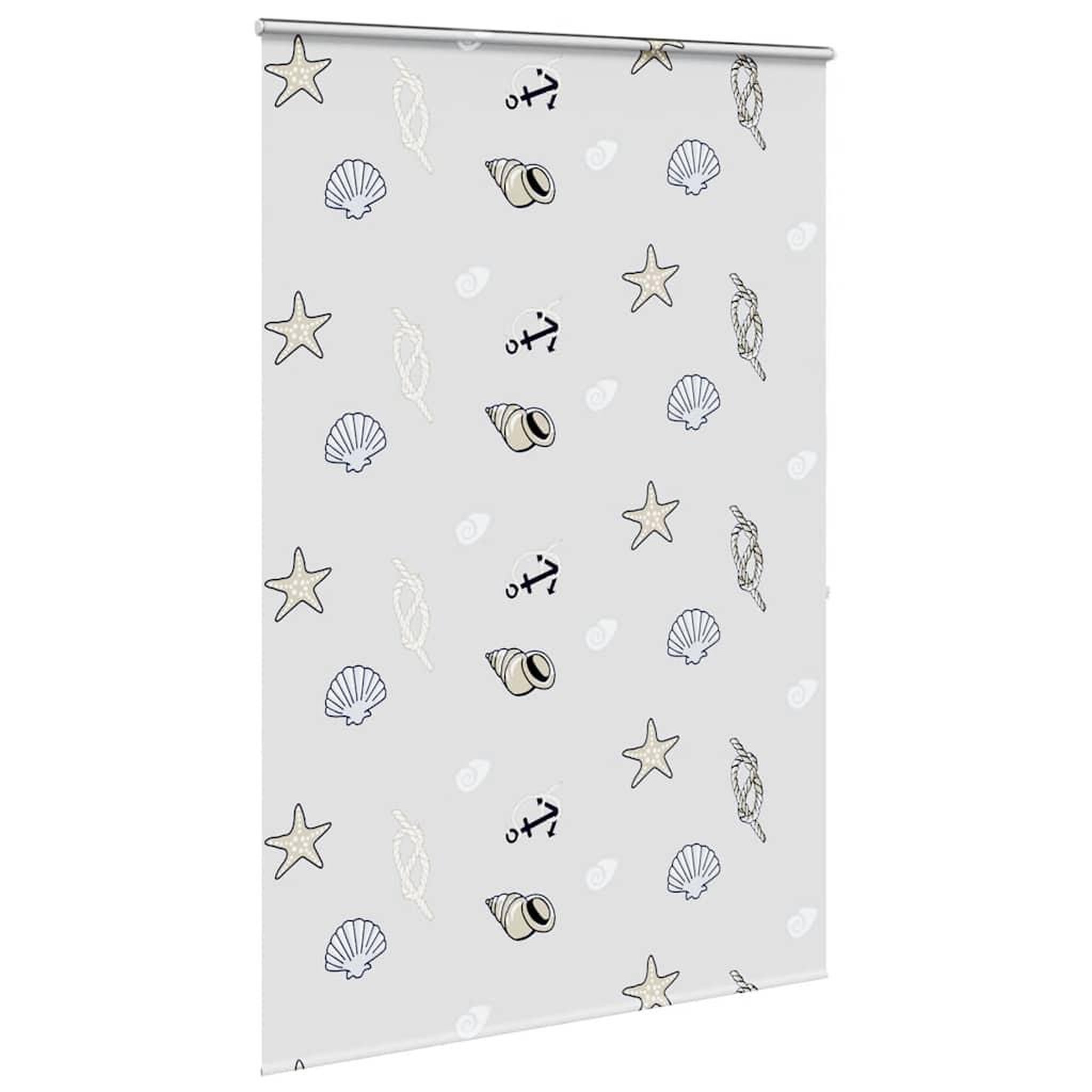 Voir la diapositive 3 : VIDAXL Store enrouleur de douche avec cassette largeur du tissu 146 cm